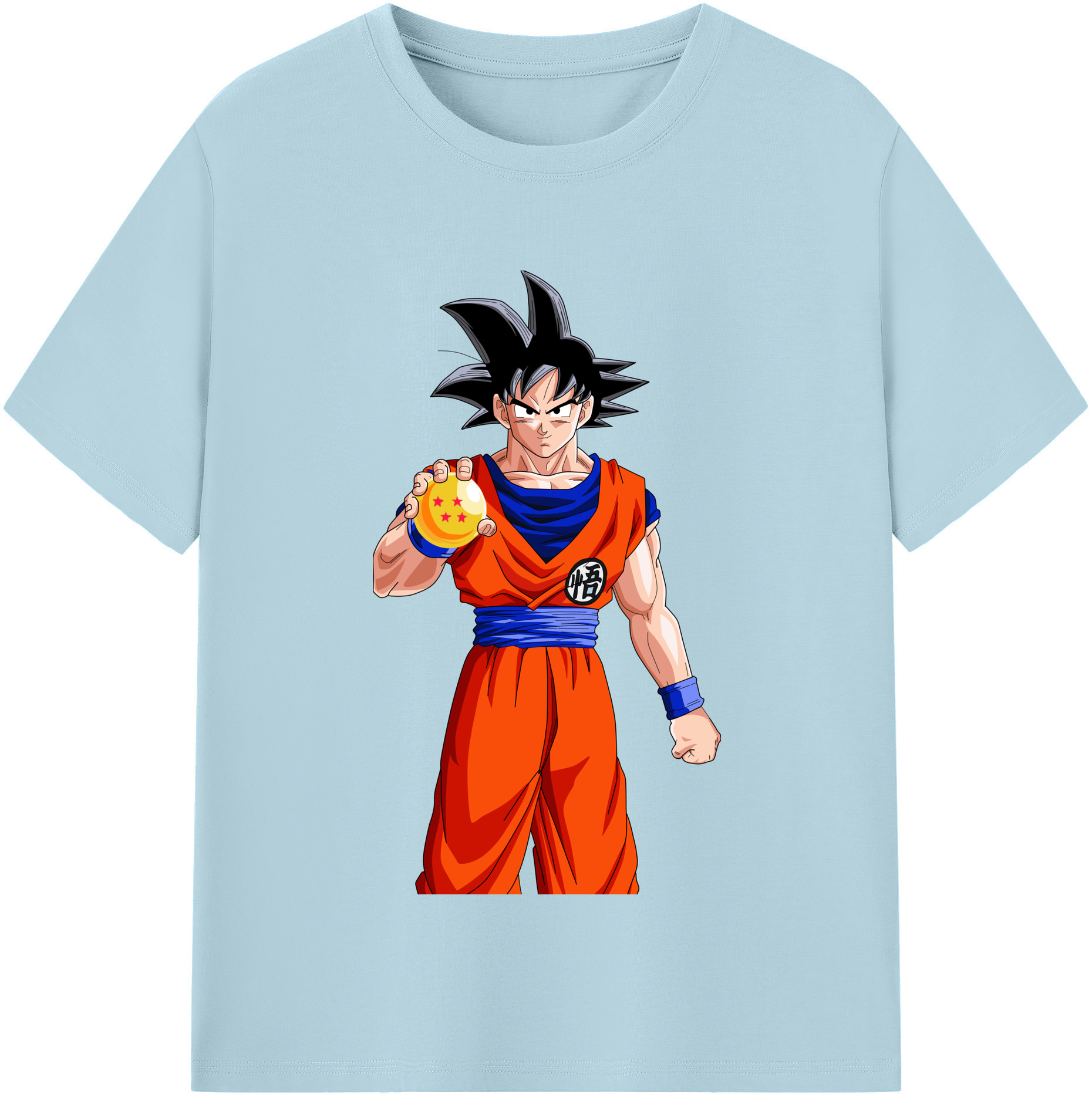 （画像用） ドラゴンボール 孫悟空（そん ごくう）Son Goku カカロット DRAGON BALL Kakarotto 綿100％半袖Tシャツ（フロントプリント）